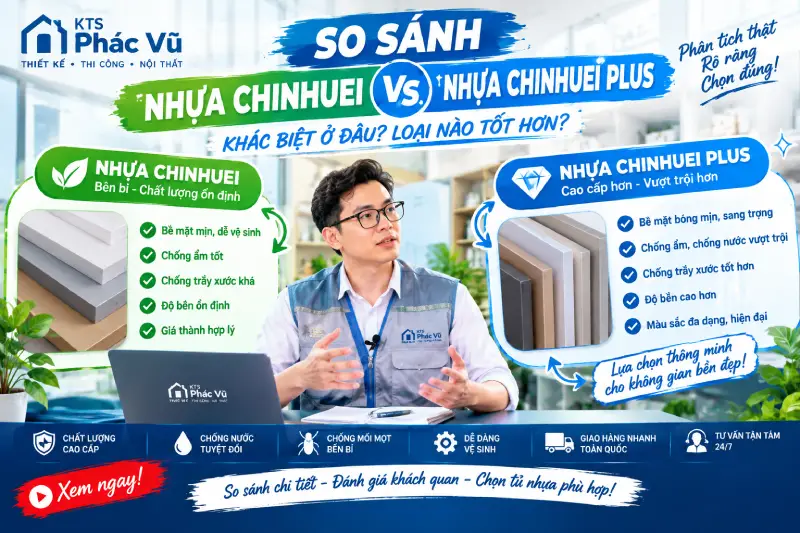 SO SÁNH NHỰA CHINHUEI THƯỜNG VÀ CHINHUEI PLUS