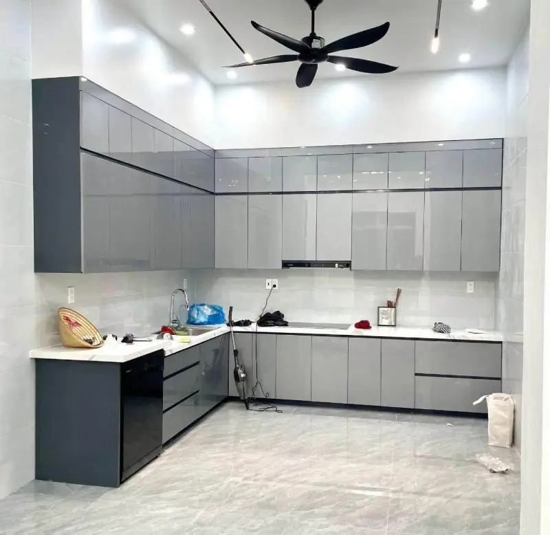 Thi Công Tủ Bếp Nhựa Chin Huei Plus Cho Anh Song Luân Làng Cổ Cự Đà Thanh Oai Chiều 20/9