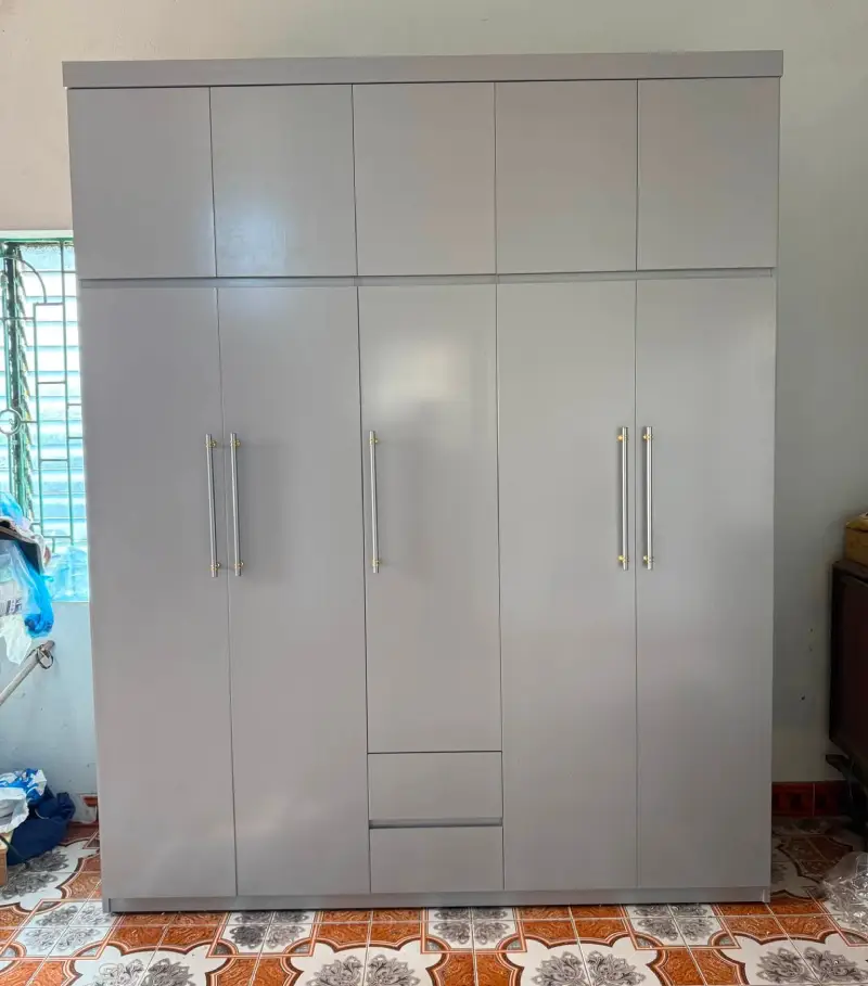 Thi Công Tủ Nhựa Quần Áo Ecoplast Cho Anh Văn Tiến Ngõ 31 Phố Lụa - Vạn Phúc - Hà Đông Sáng 17/9