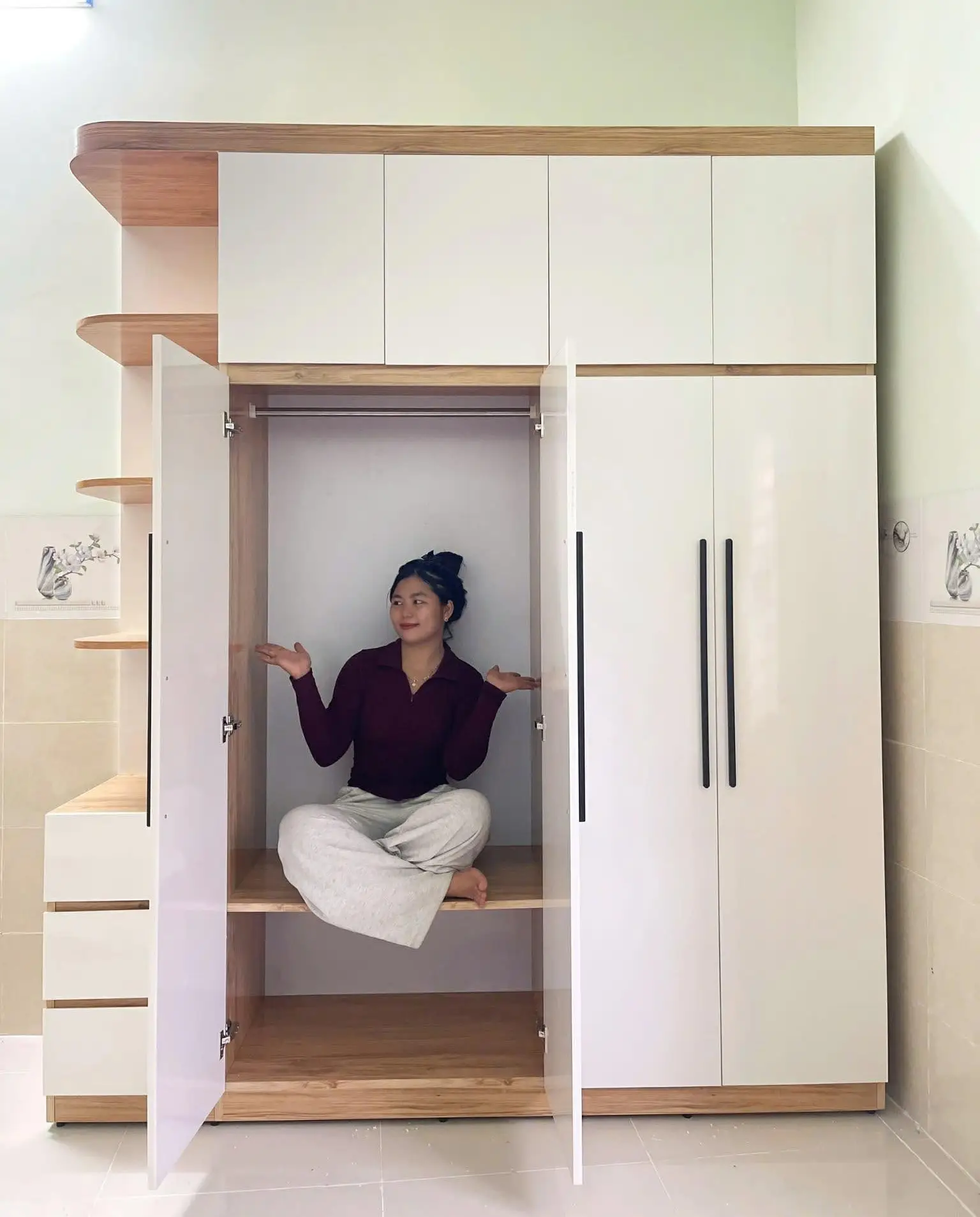 Thi Công Tủ Nhựa Quần Áo Zukoplast Cho Chị Minh Khuê Ngõ 195 Quang Trung Hà Đông Chiều 18/9