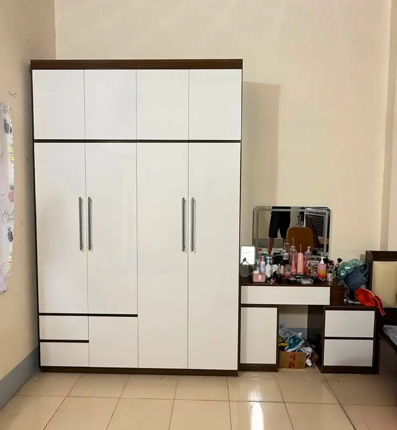 Thi Công Tủ Nhựa Đài Loan Chin Huei 4 Cánh Cho Chị Thục Quyên Tập Thể Học Viện Quân Y Lê Hữu Trác Chiều 17/9