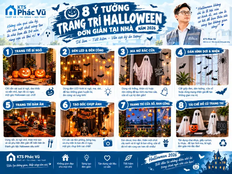 Cách vẽ & làm đèn bí ngô halloween bằng giấy handmade