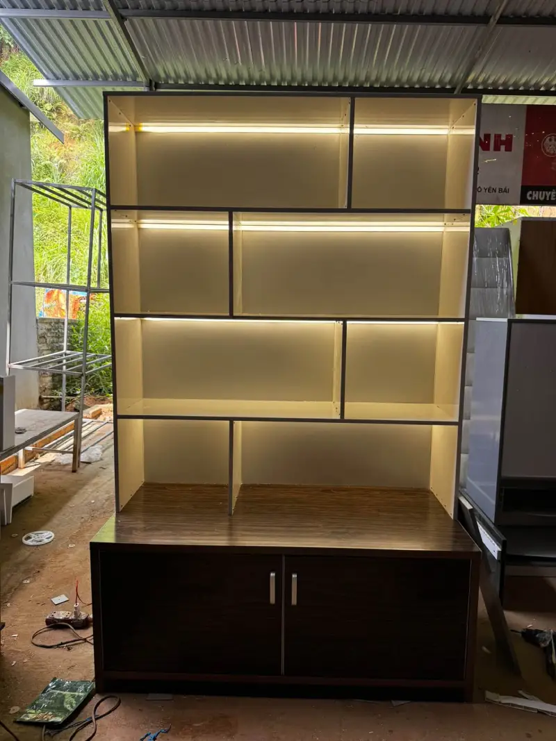 Bàn Giao Mẫu Tủ Nhựa Để Túi Xách & Phụ Kiện Đèn LED Cao Cấp Cho Chị Dương Tử Tại KĐT Đô Nghĩa – Nhật Ký Bàn Giao Chiều 19/10