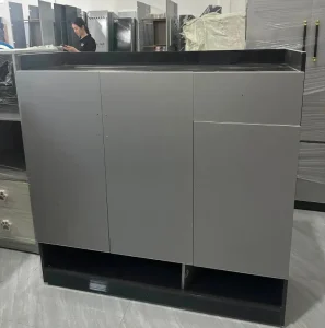 Bàn Giao Tủ Giày Nhựa Đài Loan Ghi Xám Hiện Đại Cho Anh Mạnh Trường Tại Đường Hữu Đáy