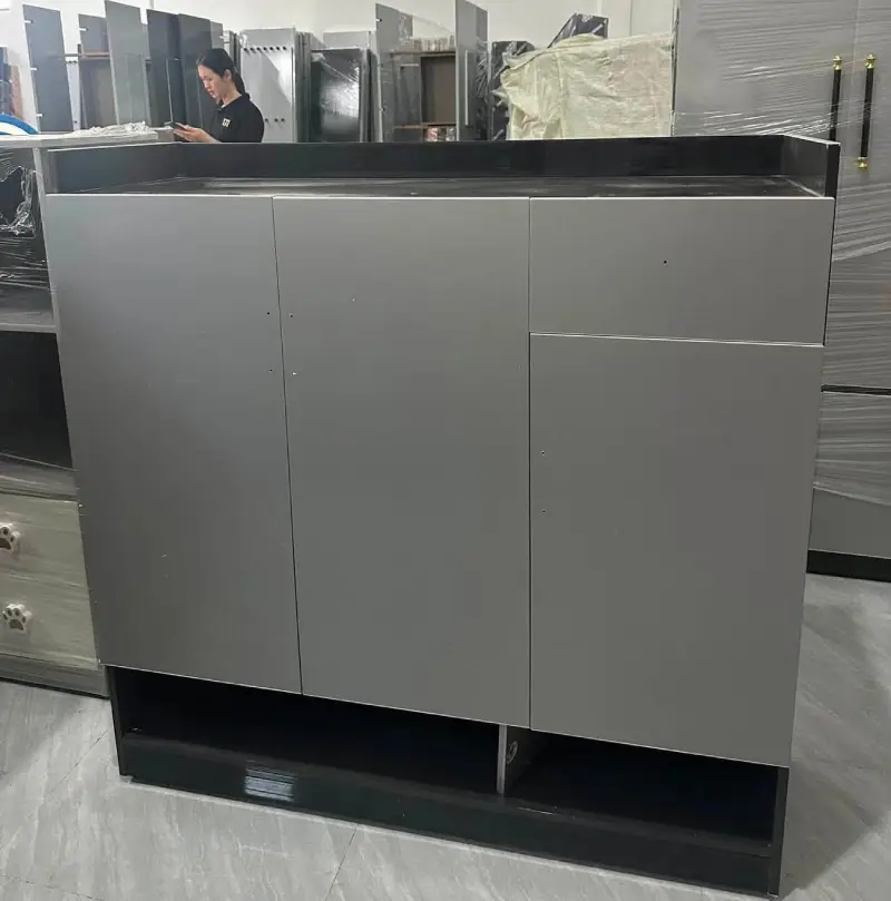 Bàn Giao Tủ Giày Nhựa Đài Loan Ghi Xám Hiện Đại Cho Anh Mạnh Trường Tại Đường Hữu Đáy