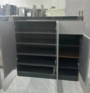 Bàn Giao Tủ Giày Nhựa Đài Loan Ghi Xám Hiện Đại Cho Anh Mạnh Trường Tại Đường Hữu Đáy